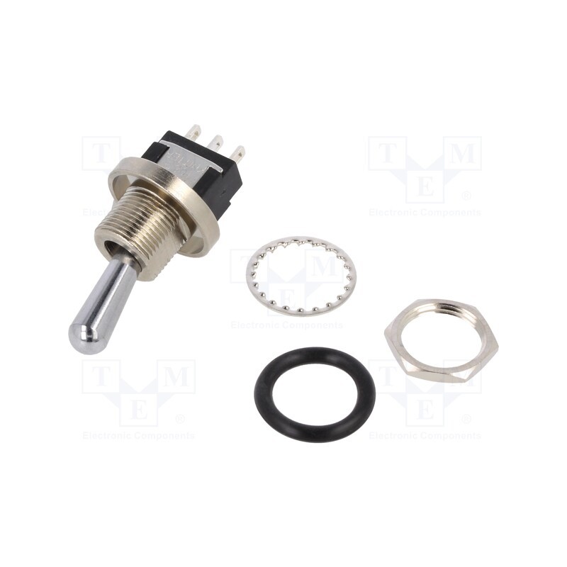 1 pcs x KNITTER-SWITCH - MTW 106 D - Switch: toggle, Pos: 2, SPDT, ON-ON, 6A/125VAC, 6A/6VDC, -45÷140°C