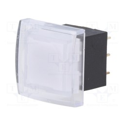 1 pcs x C&K - KLS12L063AQ - Switch: push-button, Pos: 2, SPDT, 0.5A/25VDC, ON-(ON), green, THT