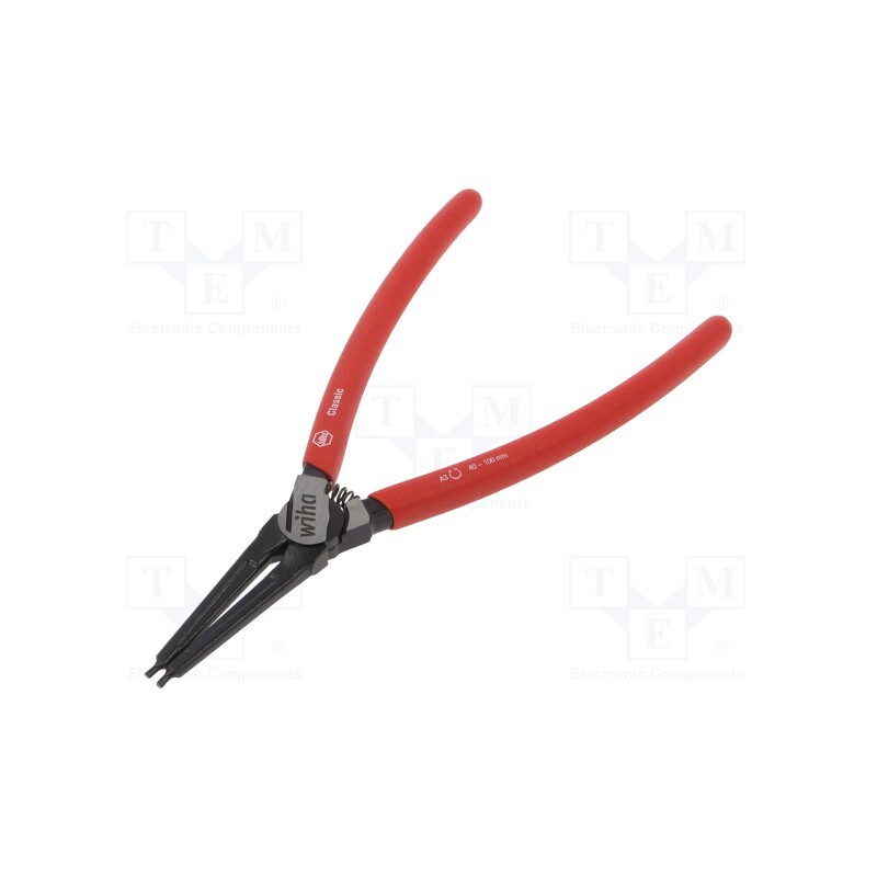 1 pcs x WIHA - 26792 - Pliers, for circlip, external, 40÷100mm, Pliers len: 225mm