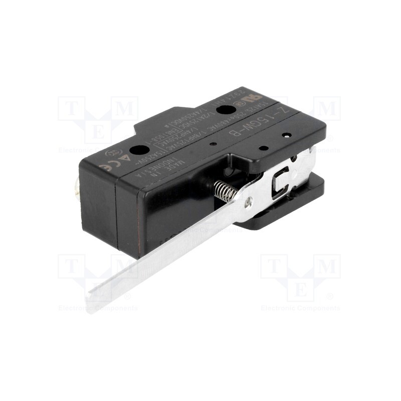 1 pcs x OMRON - Z-15GW-B - Microswitch SNAP ACTION, 15A/250VAC, 6A/30VDC, with lever, SPDT