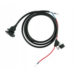 Additional installation: power cable with socket