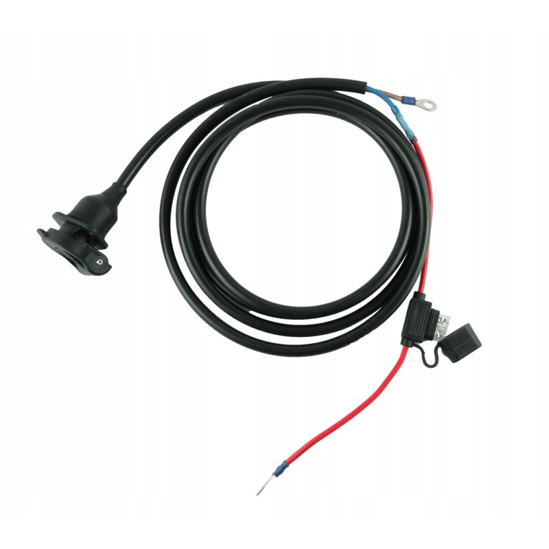 Additional installation: power cable with socket