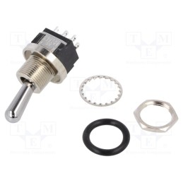 1 pcs x KNITTER-SWITCH - MTW 206 N - Switch: toggle, Pos: 2, DPDT, ON-ON, 6A/125VAC, 6A/6VDC, -45÷140°C