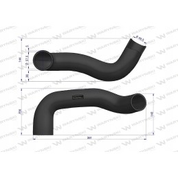 Lower radiator hose L34922 Warynski