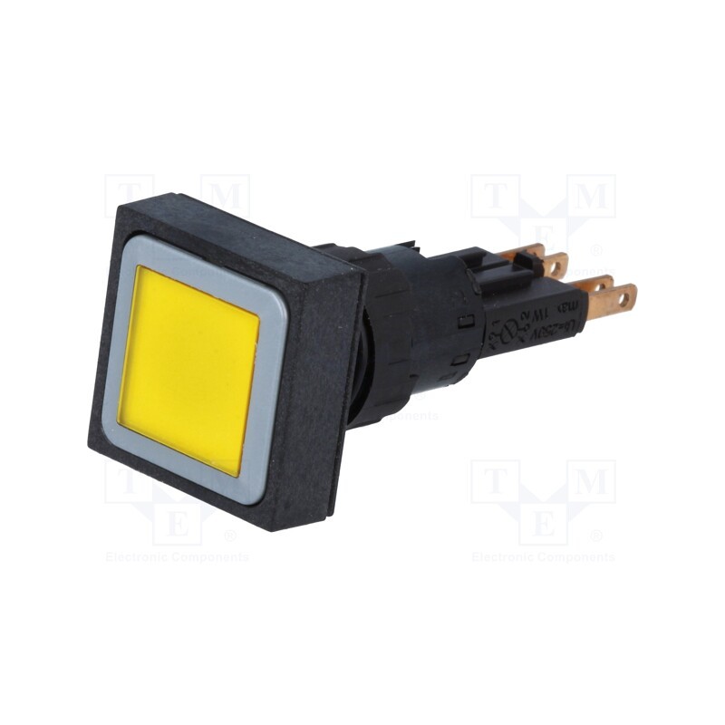 1 pcs x EATON ELECTRIC - Q25LT-GE/WB - Switch: push-button, 16mm, Stabl.pos: 1, yellow, filament lamp