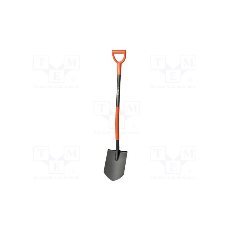 1 pcs x YATO - YT-86804 - Spade, L: 1200mm, sharp, W: 195mm, Handle mat: metal