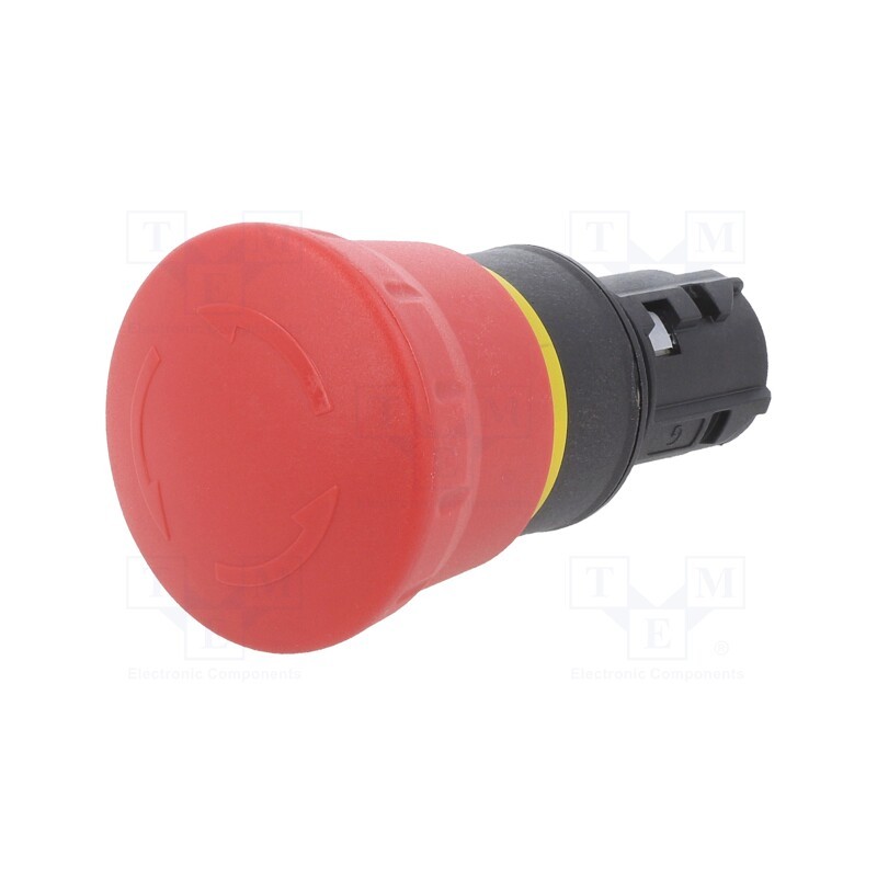 1 pcs x SIEMENS - 3SU1000-1HB20-0AA0 - Switch: emergency stop, 22mm, Stabl.pos: 2, red, mushroom, Pos: 2