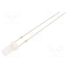 1 pcs x OPTOSUPPLY - OSR5JA3NE2A - LED, 3mm, red, 68÷100mcd, 140°, Front: flat, 1.8÷2.6V, No.of term: 2