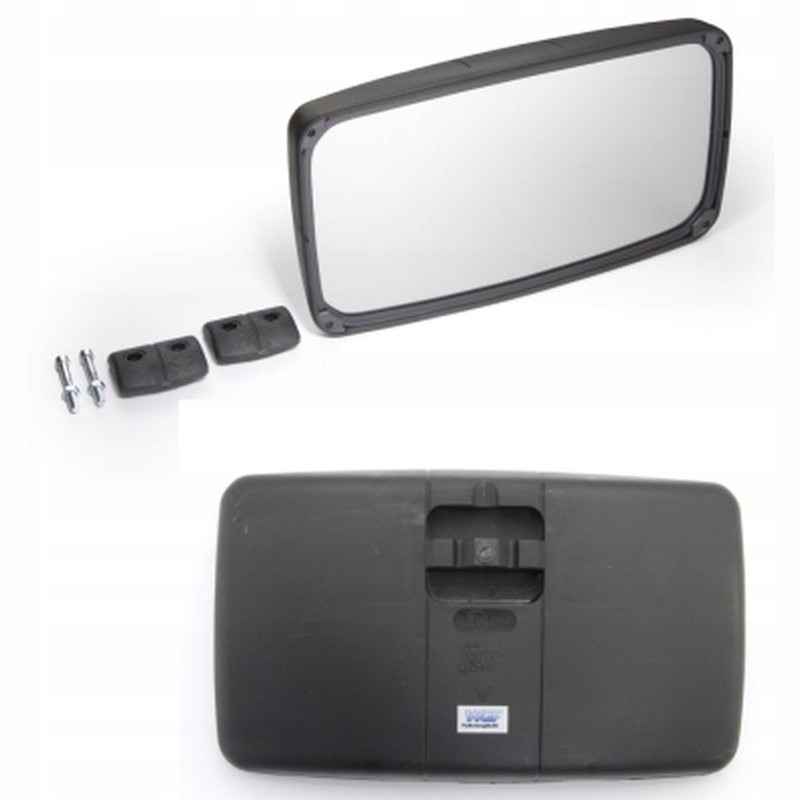 Outside mirror for agricultural machinery