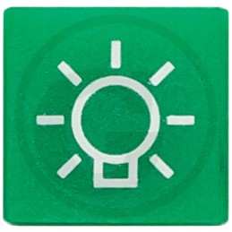 Zetor proxima side and dipped headlight symbol