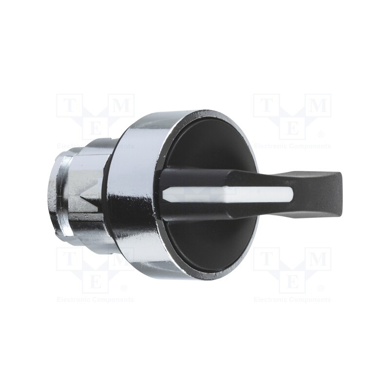 1 pcs x SCHNEIDER ELECTRIC - ZB4BJ8 - Switch: rotary, 22mm, Stabl.pos: 2, black, none, IP66, prominent