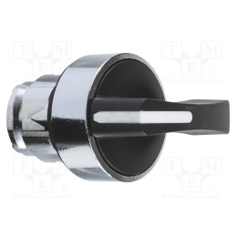 1 pcs x SCHNEIDER ELECTRIC - ZB4BJ4 - Switch: rotary, 22mm, Stabl.pos: 1, black, none, IP66, prominent