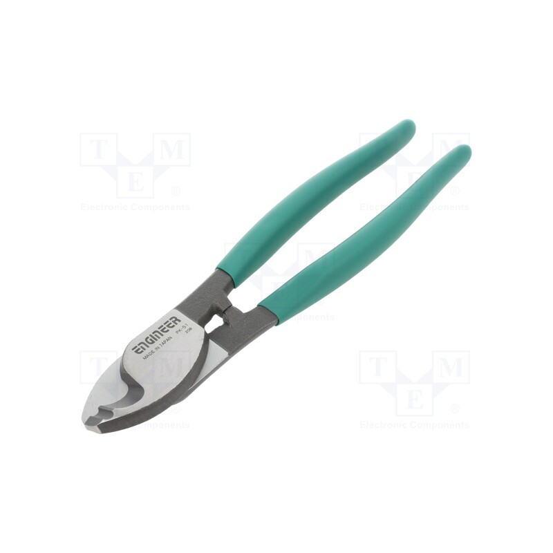 1 pcs x ENGINEER - PK-51 - Pliers, side,cutting, without chamfer, 212mm