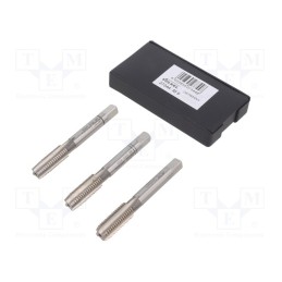1 set x Vu00d6LKEL - 27344 - Tap, high speed steel grounded HSS-G, M9, 1.25, 63mm, 5,5mm, 3pcs.