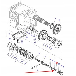 3716067m2 sealing ring 40 x 55 x 8 7