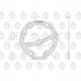 Set of gaskets for mf compressor 3 8973126404