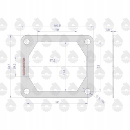 Set of gaskets for mf compressor 3 8973126404