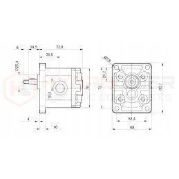 Honda GX200 internal combustion engine, pump 11l 3 05cm3
