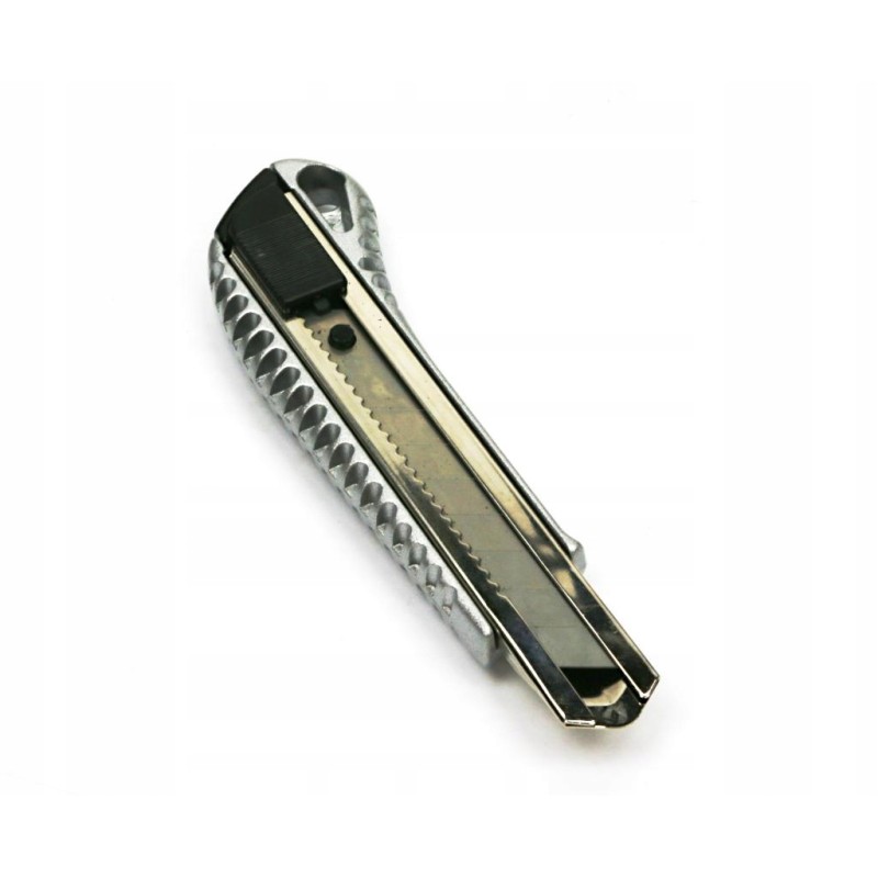 Folding knife in an aluminum frame with an 18mm blade
