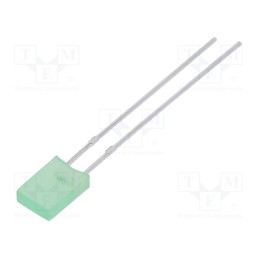 1 pcs x LUCKYLIGHT - LL-253GD1F-1B - LED, rectangular, 5x2x7.15mm, yellow green, 13÷30mcd, 130°, 20mA