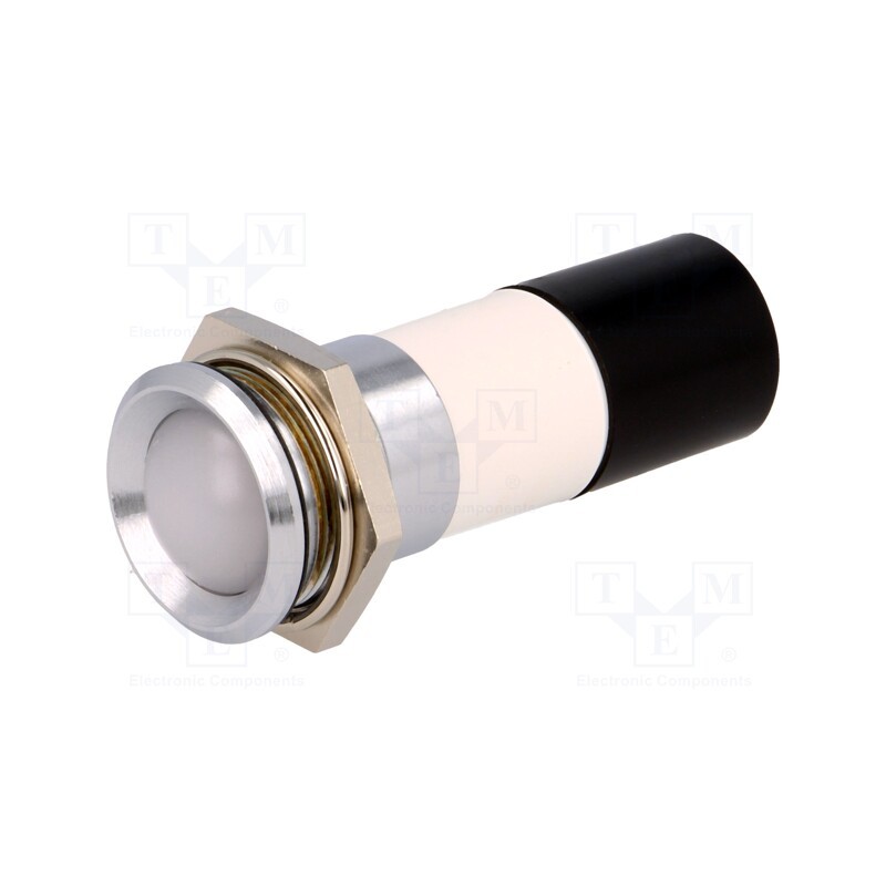 1 pcs x SIGNAL-CONSTRUCT - SSBD22H6289 - Indicator: LED, recessed, white, 230VDC, 230VAC, Ø22.2mm, IP67