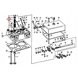 Inner head valve spring Ursus C 330