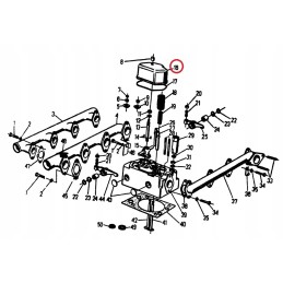 Valve keypad cover for Ursus C 360, 4 pieces