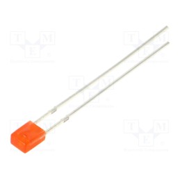 1 pcs x OPTOSUPPLY - OSR5JA7BA4B - LED, rectangular, 3.2x3.2x4.15mm, red, 100÷150mcd, 100°, 20mA