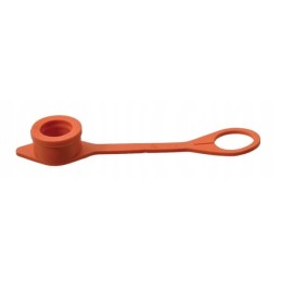 Dust protection cap, orange, for 2 pieces