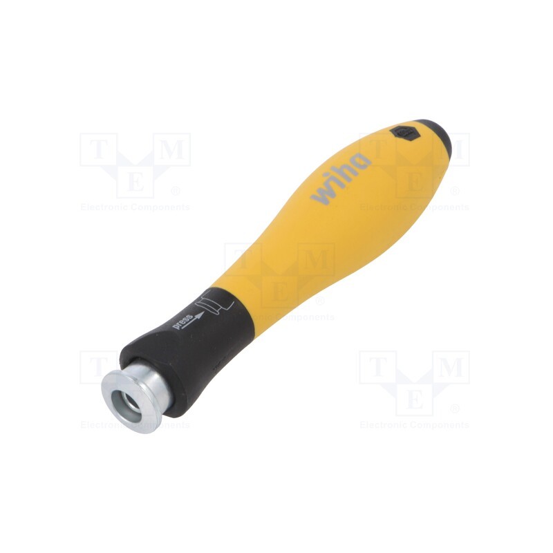 1 pcs x WIHA - 31498 - Screwdriver handle, ESD, SoftFinish-telescopic®, 105mm