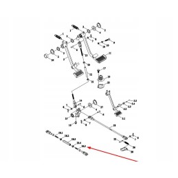 Ta700 431a 01 brake rod forks