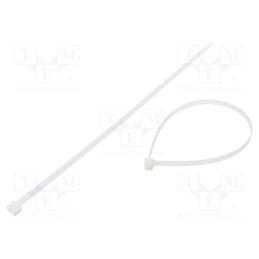 100 pcs x FIX&FASTEN - FIX-S-7.6X380S/N - Cable tie, L: 380mm, W: 7.6mm, polyamide, 533N, natural, Ømax: 102mm