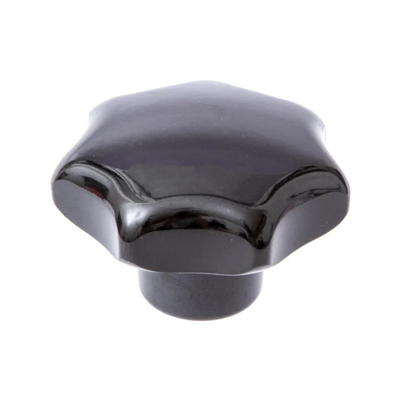 Star knob m12x63, black phenolic resin