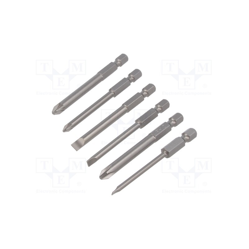 1 set x FELO - 031 927 16 - Kit: screwdriver bits, PlusMinus cross PZ-type,Phillips,slot