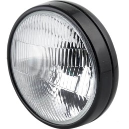 Front left headlight, metal, 12 24v