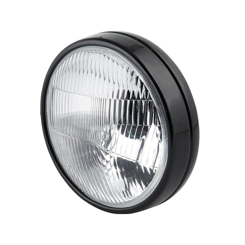 Front left headlight, metal, 12 24v