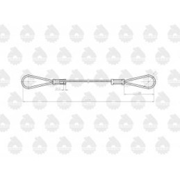 Hood cable C 330 original Ursus