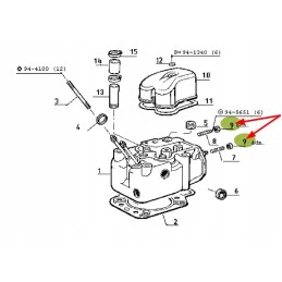 7701010884 exhaust manifold nut