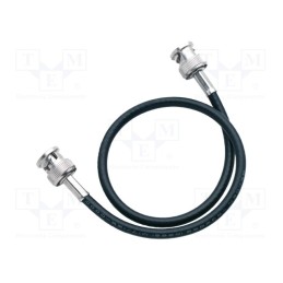 1 pcs x MUELLER ELECTRIC - BU-5050-B-60-0 - Test lead, BNC plug,both sides, Len: 1.5m, black