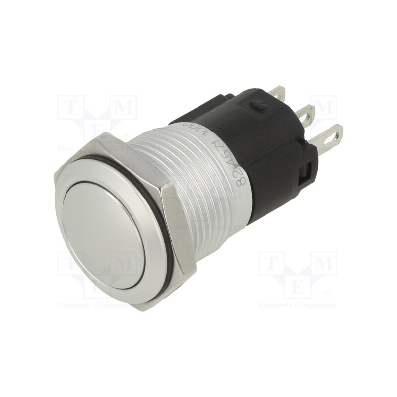 1 pcs x EAO - 82-4571.1000 - Switch: vandal resistant, Pos: 2, SPDT, 3A/240VAC, 3A/240VDC, Ø16mm