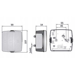 Ursus zetor deere nh turn signal front lamp