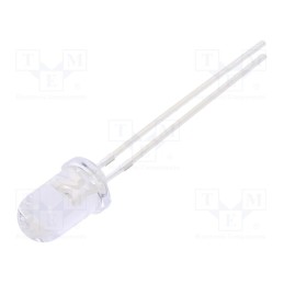 1 pcs x FORYARD - FYL-5014UBC1C - LED, 5mm, blue, 6000mcd, 15°, Front: convex, 2.8÷3.6V, No.of term: 2