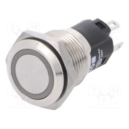 1 pcs x EAO - 82-4151.1133 - Switch: vandal resistant, Pos: 2, SPDT, 3A/240VAC, 3A/240VDC, green