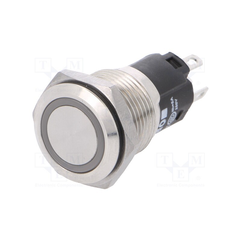 1 pcs x EAO - 82-4151.1133 - Switch: vandal resistant, Pos: 2, SPDT, 3A/240VAC, 3A/240VDC, green