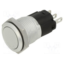 1 pcs x EAO - 82-4551.1000 - Switch: vandal resistant, Pos: 2, SPDT, 3A/240VAC, 3A/240VDC, Ø16mm