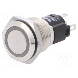 1 pcs x EAO - 82-4151.1114 - Switch: vandal resistant, Pos: 2, SPDT, 3A/240VAC, 3A/240VDC, red