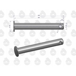 Upper hitch body pin c 330 original