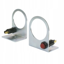 Pressure gauge board with red hydrolider indicator light