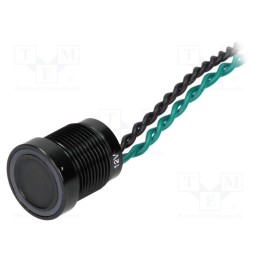 1 pcs x ONPOW - PS165P10YBK1G12V - Switch: piezoelectric, Pos: 2, SPST-NO, 0.2A/24VAC, 0.2A/24VDC