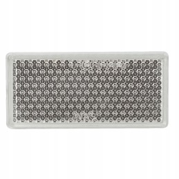 The rectangular reflector was 49pwas